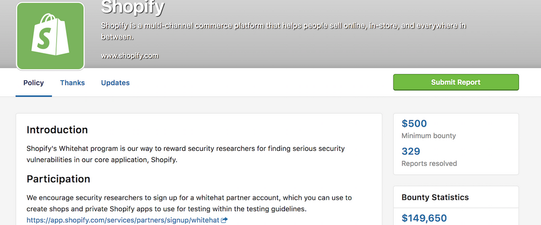 Sharing the Philosophy Behind Shopify's Bug Bounty
